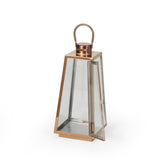 15" Modern Stainless Steel Lantern - NH372013