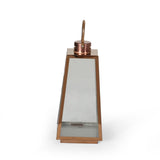 15" Modern Stainless Steel Lantern - NH372013