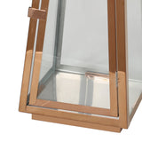 15" Modern Outdoor Stainless Steel Lantern - NH562013