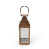 16" Modern Stainless Steel Lantern - NH572013