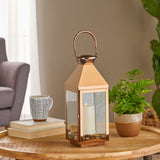 16" Modern Stainless Steel Lantern - NH572013