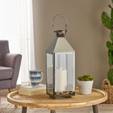 22" Modern Stainless Steel Lantern - NH772013