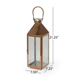 22" Modern Outdoor Stainless Steel Lantern - NH962013