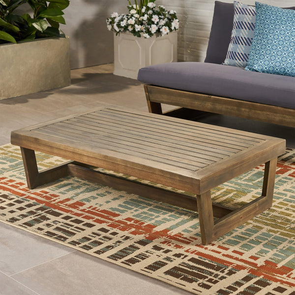 Outdoor Acacia Wood Coffee Table - NH710013