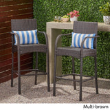 Outdoor Wicker Barstool Chair (Set of 2) - NH243113