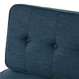 Contemporary Fabric Chaise Daybed with Button Accents - NH013803