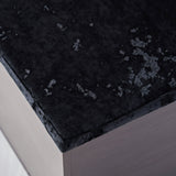 Storage Cube Organizer Ottoman - Faux Wood Frame - Upholstered Velvet Lid - Modern Glam - NH999603