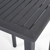 Outdoor Minimalist Acacia Wood Rectangle Bar Table - NH310903