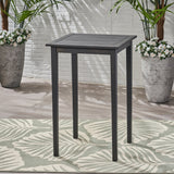 Outdoor Minimalist Acacia Wood Square Bar Table - NH510903