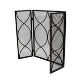 Modern Three Panel Iron Firescreen - NH431903