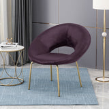 Modern Glam Velvet Accent Chair - NH544113