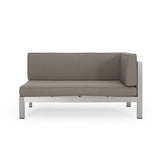 Outdoor Modern 5 Seater V-Shaped Sectional Sofa Set - NH207113