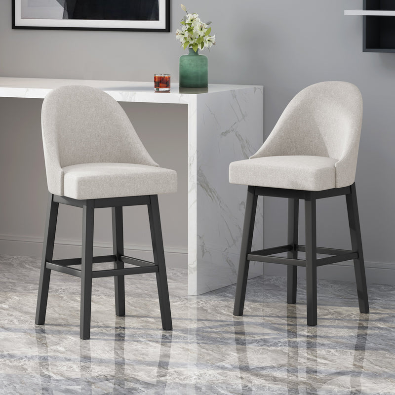 Modern Upholstered Swivel Bar Stool - NH253113