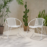 Modern Outdoor Iron Club Chair (Set of 2) - NH243013