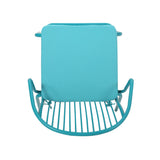 Outdoor Modern Iron Club Chair with Cushion (Set of 2) - NH717013