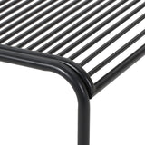 Outdoor Modern Iron 2 Seater Chat Set with Cushions - NH537013