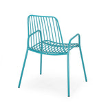 Outdoor Modern Iron 2 Seater Chat Set - NH837013
