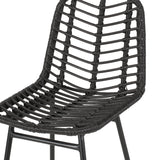 Outdoor Wicker Barstools (Set of 4) - NH750013