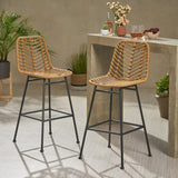 Outdoor Wicker Barstools (Set of 2) - NH189903
