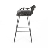 Outdoor Wicker Barstools with Cushions (Set of 2) - NH389903