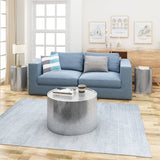 Modern Round 3 Piece Iron Accent and Coffee Table Set - NH294903