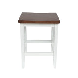 Contemporary Farmhouse Wooden Barstools (Set of 2) - NH245903