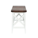Contemporary Farmhouse Wooden Barstools (Set of 2) - NH245903
