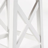 Contemporary Farmhouse Wooden Barstools (Set of 2) - NH245903