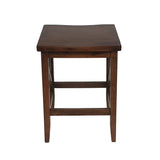 Contemporary Farmhouse Wooden Barstools (Set of 2) - NH245903