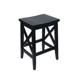 Contemporary Farmhouse Wooden Barstools (Set of 2) - NH245903