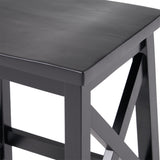 Contemporary Farmhouse Wooden Barstools (Set of 2) - NH245903