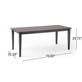Rectangular 8 Seat Farmhouse Dining Table - NH622903