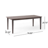 Rectangular 8 Seat Farmhouse Dining Table - NH622903