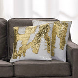 Glam Square Reversible Sequin Throw Pillow - NH712213