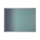 Outdoor Ombre Area Rug, Blue and Ivory - NH375803