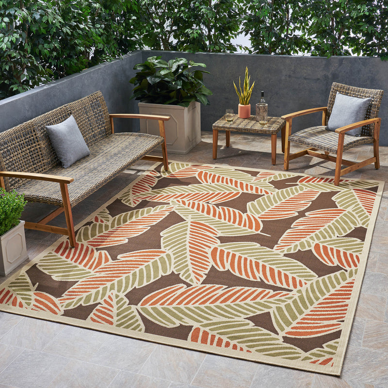 Outdoor Botanical Area Rug - NH795803