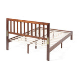 Modern Farmhouse Acacia Wood Queen Bed Platform - NH717113