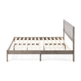 Modern Farmhouse Acacia Wood Queen Bed Platform - NH717113