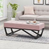 Contemporary Fabric Ottoman Bench - NH200013