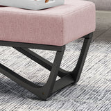 Contemporary Fabric Ottoman Bench - NH200013