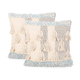 Boho Cotton Throw Pillow - NH595113