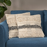 Boho Cotton Throw Pillow - NH895113