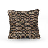 Boho Jute and Cotton Throw Pillow (Set of 2) - NH806013