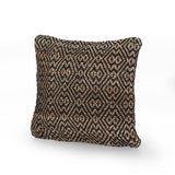 Boho Jute and Cotton Throw Pillow (Set of 2) - NH806013