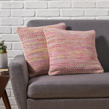 Boho Cotton Throw Pillow (Set of 2) - NH826013