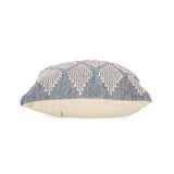 Boho Cotton and Wool Throw Pillow - NH691213