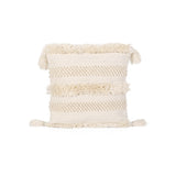Boho Yarn and Cotton Throw Pillow - NH202213