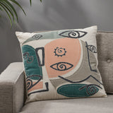 Modern Cotton Throw Pillow - NH832113