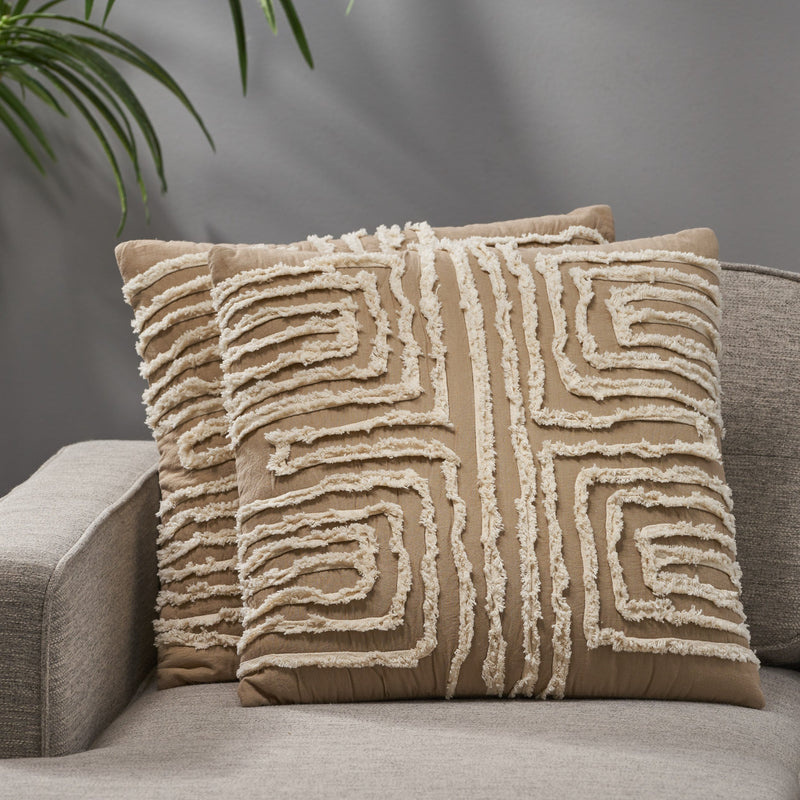 Cotton Throw Pillow (Set of 2) - NH001113