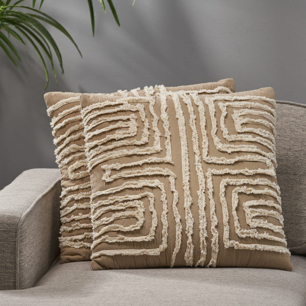 Cotton Throw Pillow (Set of 2) - NH001113